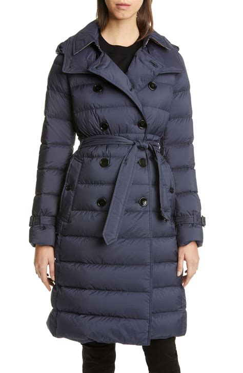 burberry double breated puffer medium|burberry puffer coat men's.